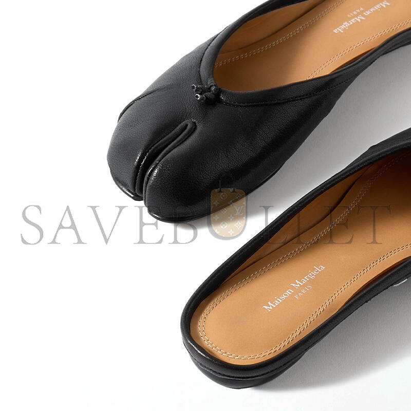 MAISON MARGIELA TABI SPLIT-TOE LEATHER SLIPPERS 